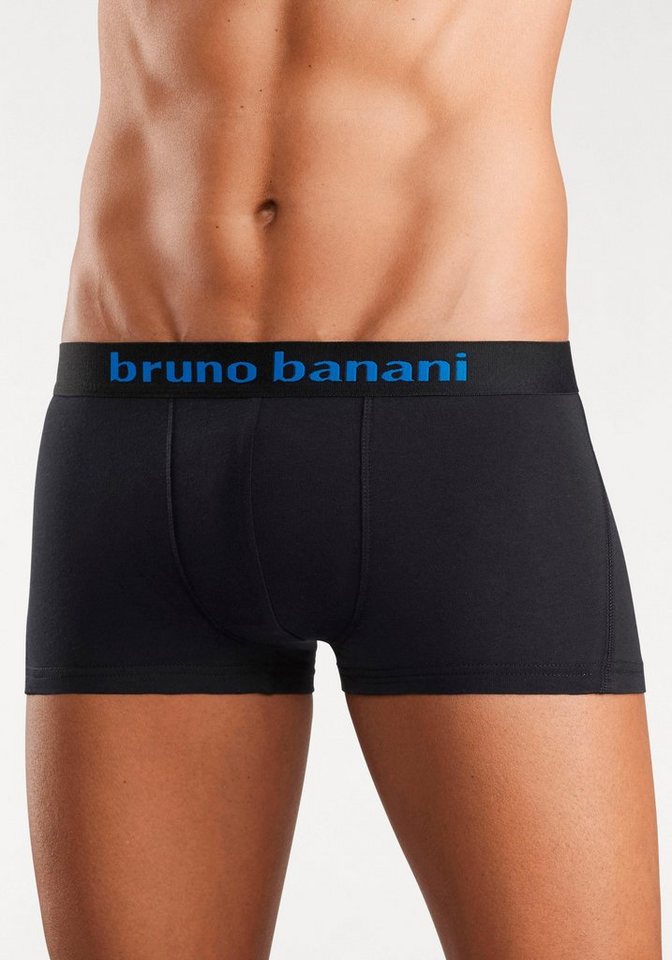 Bruno Banani Hipster (Packung, 4-St) knapp sitzende Boxershorts mit Logo Webbund aus Baumwollmischung – Bild 5 von 5