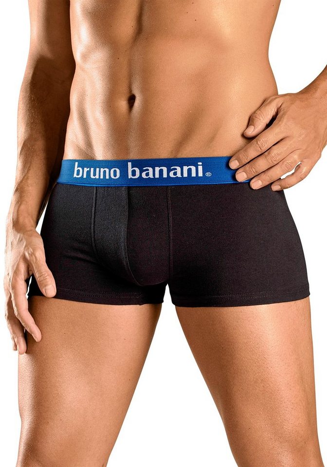 Bruno Banani Hipster (Packung, 4-St) knapp sitzende Boxershorts in uni oder gemustert aus Baumwollmischung – Bild 4 von 5