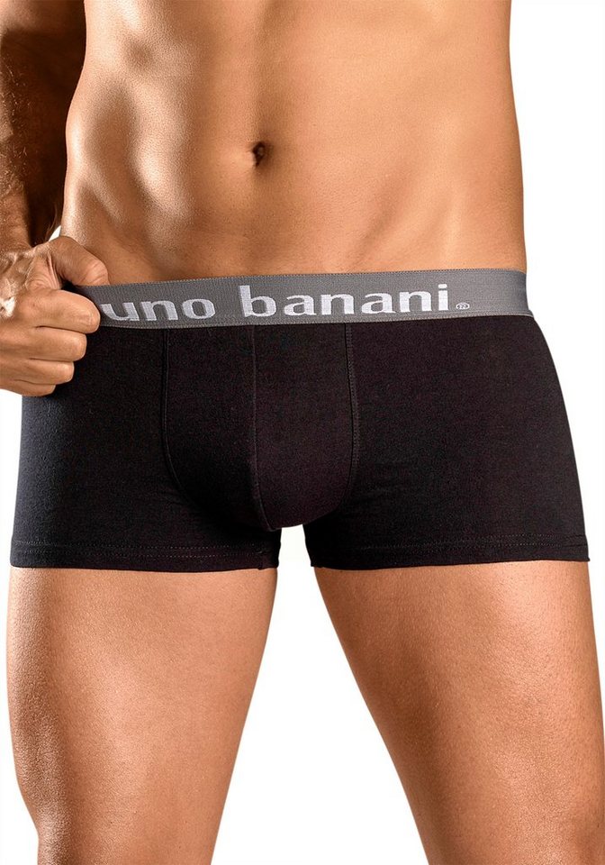 Bruno Banani Hipster (Packung, 4-St) knapp sitzende Boxershorts in uni oder gemustert aus Baumwollmischung – Bild 5 von 5
