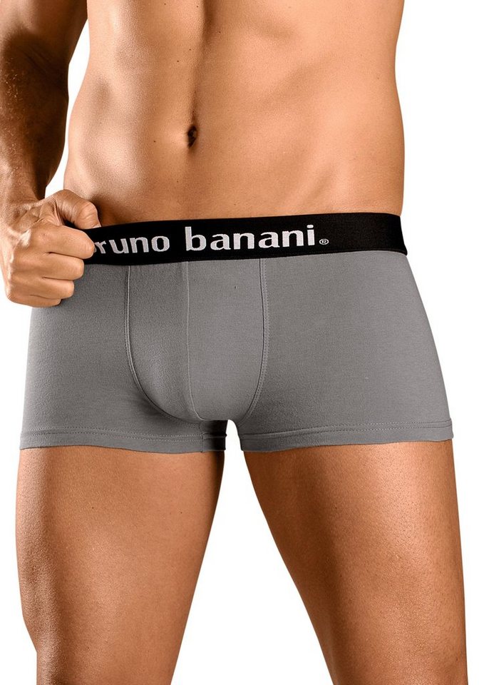 Bruno Banani Hipster (Packung, 4-St) knapp sitzende Boxershorts in uni oder gemustert aus Baumwollmischung – Bild 4 von 5