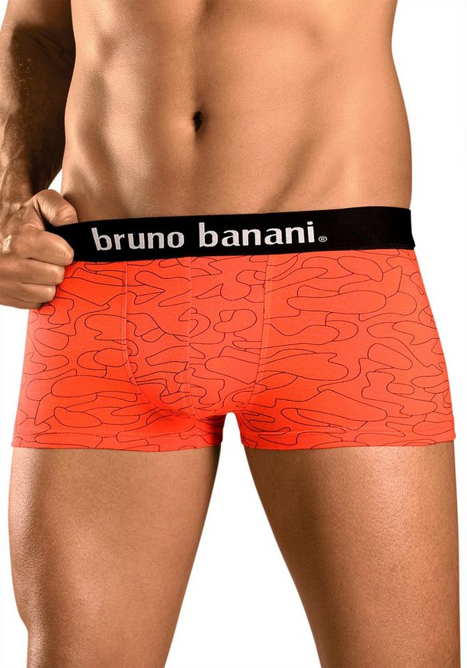Bruno Banani Hipster (Packung, 4-St) knapp sitzende Boxershorts in uni oder gemustert aus Baumwollmischung – Bild 3 von 5