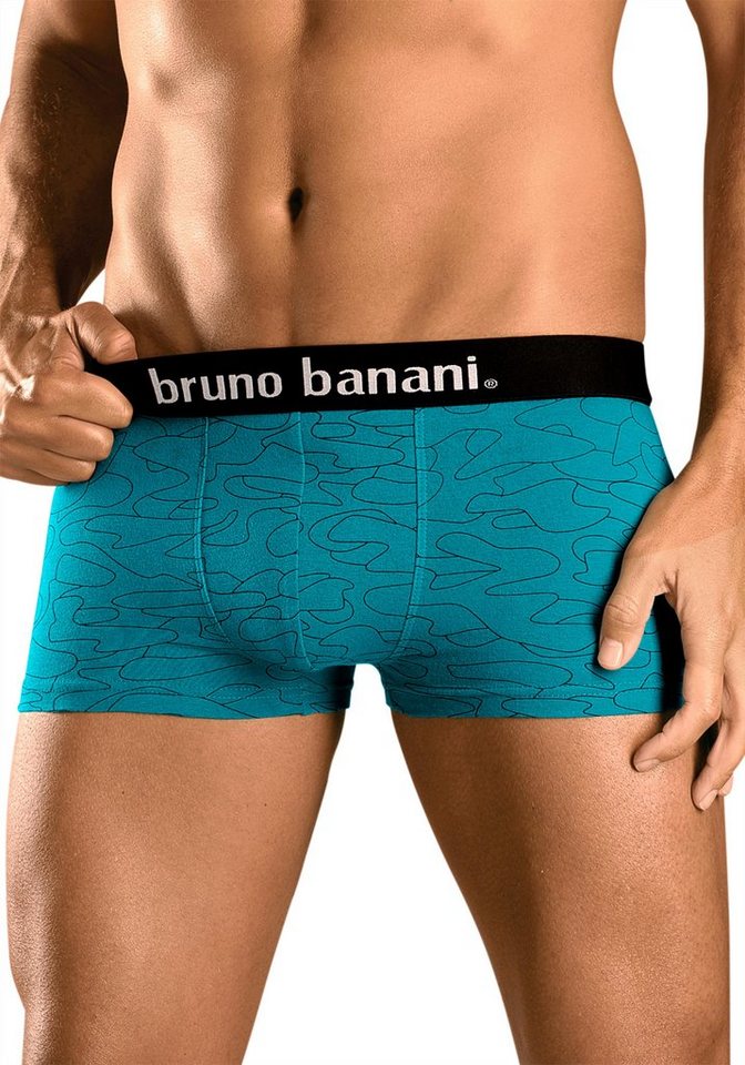 Bruno Banani Hipster (Packung, 4-St) knapp sitzende Boxershorts in uni oder gemustert aus Baumwollmischung – Bild 4 von 5