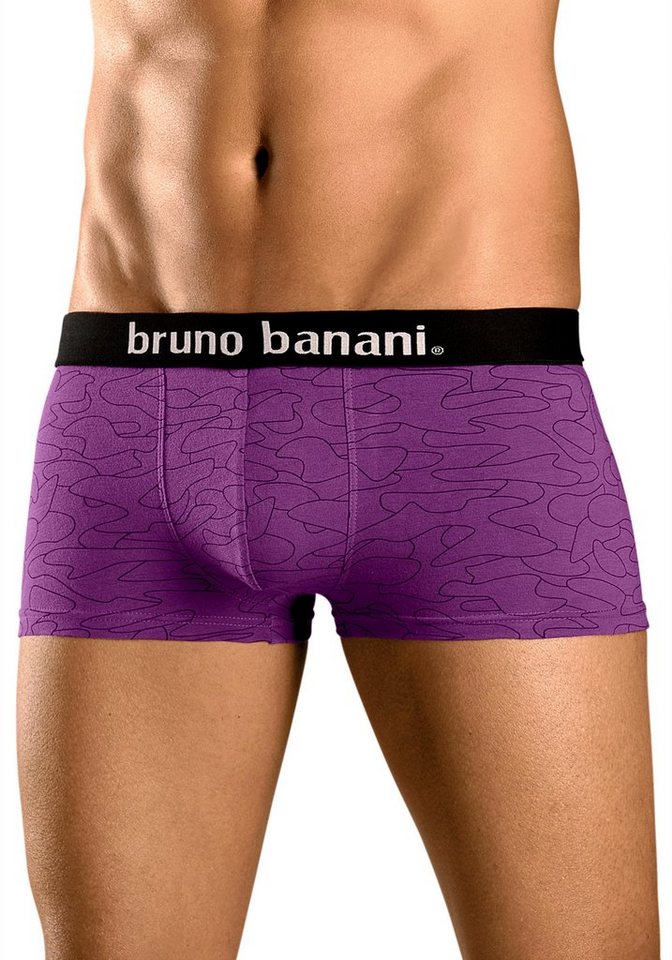 Bruno Banani Hipster (Packung, 4-St) knapp sitzende Boxershorts in uni oder gemustert aus Baumwollmischung – Bild 5 von 5