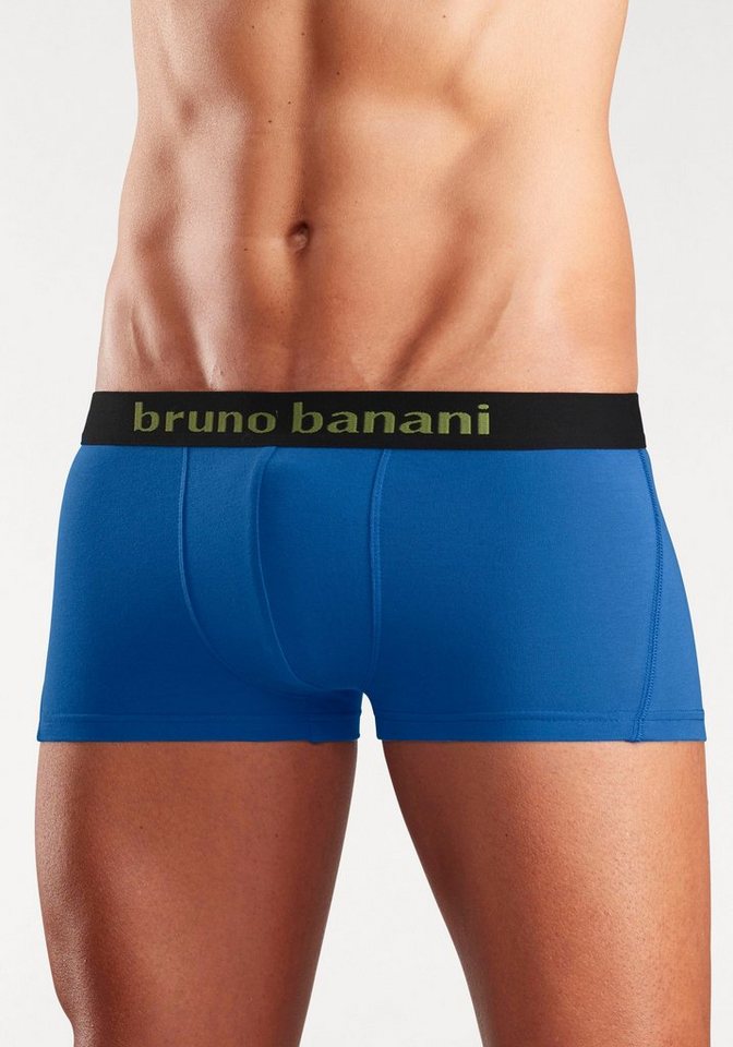 Bruno Banani Hipster (Packung, 4-St) knapp sitzende Boxershorts mit Logo Webbund aus Baumwollmischung – Bild 2 von 5