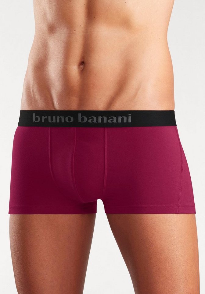 Bruno Banani Hipster (Packung, 4-St) knapp sitzende Boxershorts mit Logo Webbund aus Baumwollmischung – Bild 4 von 5