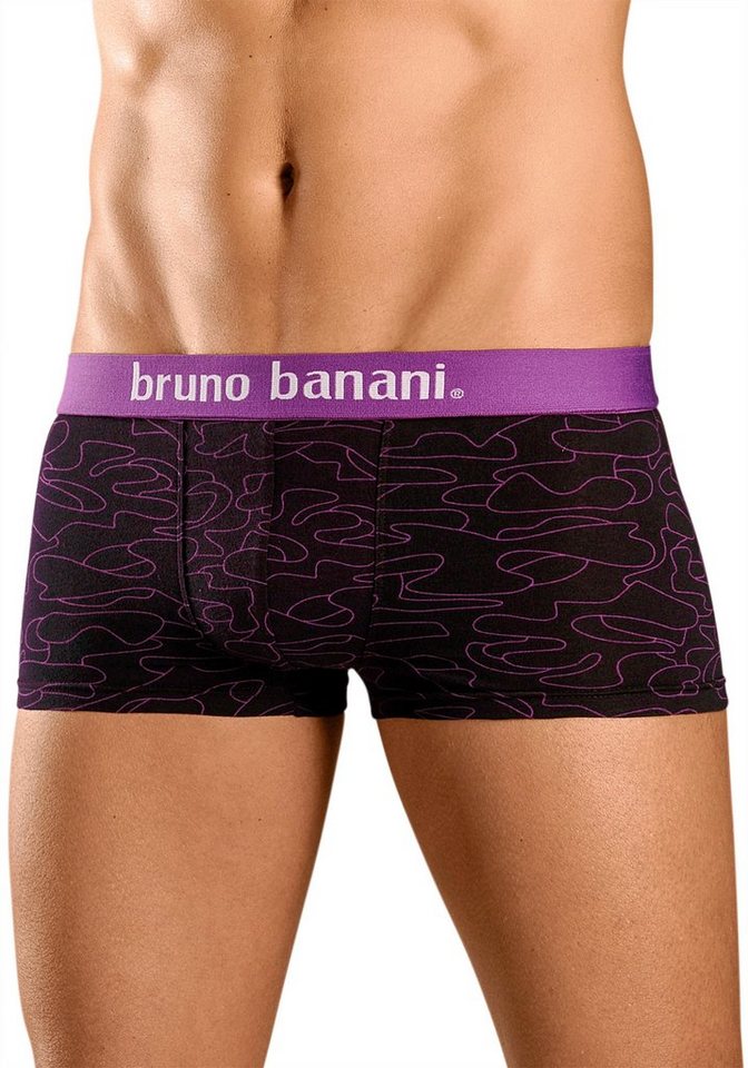 Bruno Banani Hipster (Packung, 4-St) knapp sitzende Boxershorts in uni oder gemustert aus Baumwollmischung – Bild 2 von 5
