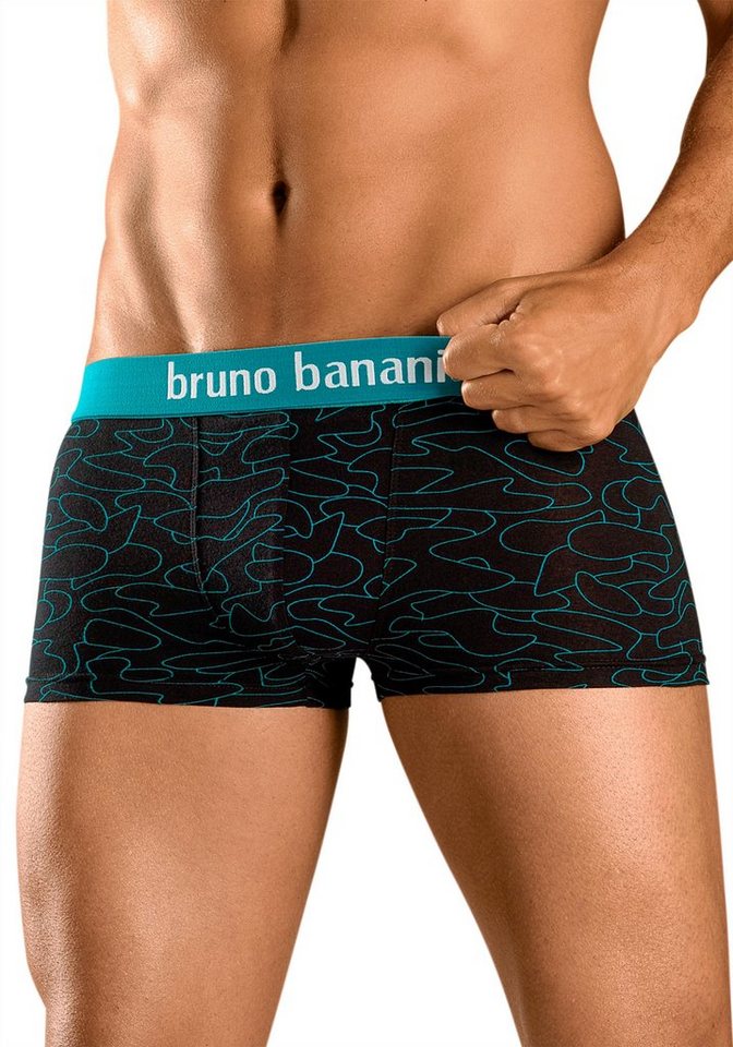 Bruno Banani Hipster (Packung, 4-St) knapp sitzende Boxershorts in uni oder gemustert aus Baumwollmischung – Bild 3 von 5