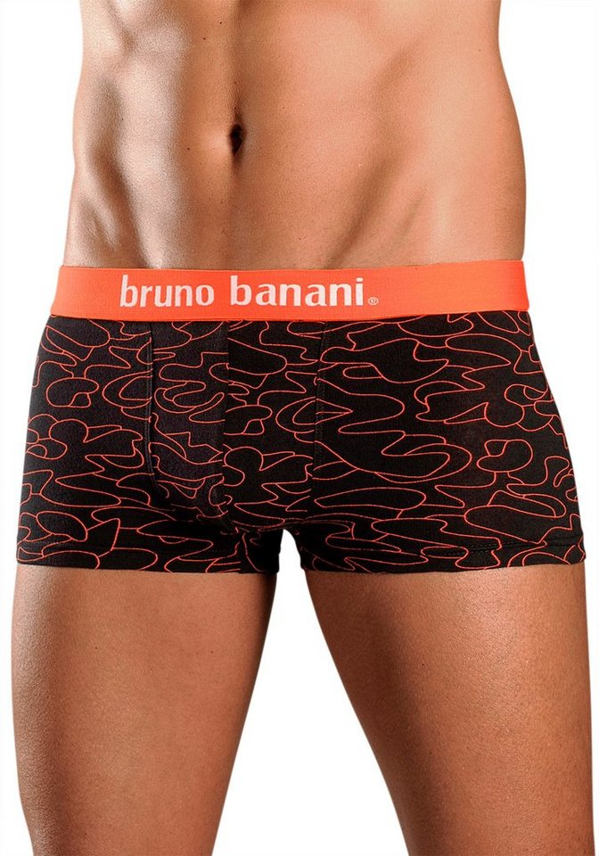 Bruno Banani Hipster (Packung, 4-St) knapp sitzende Boxershorts in uni oder gemustert aus Baumwollmischung – Bild 4 von 5