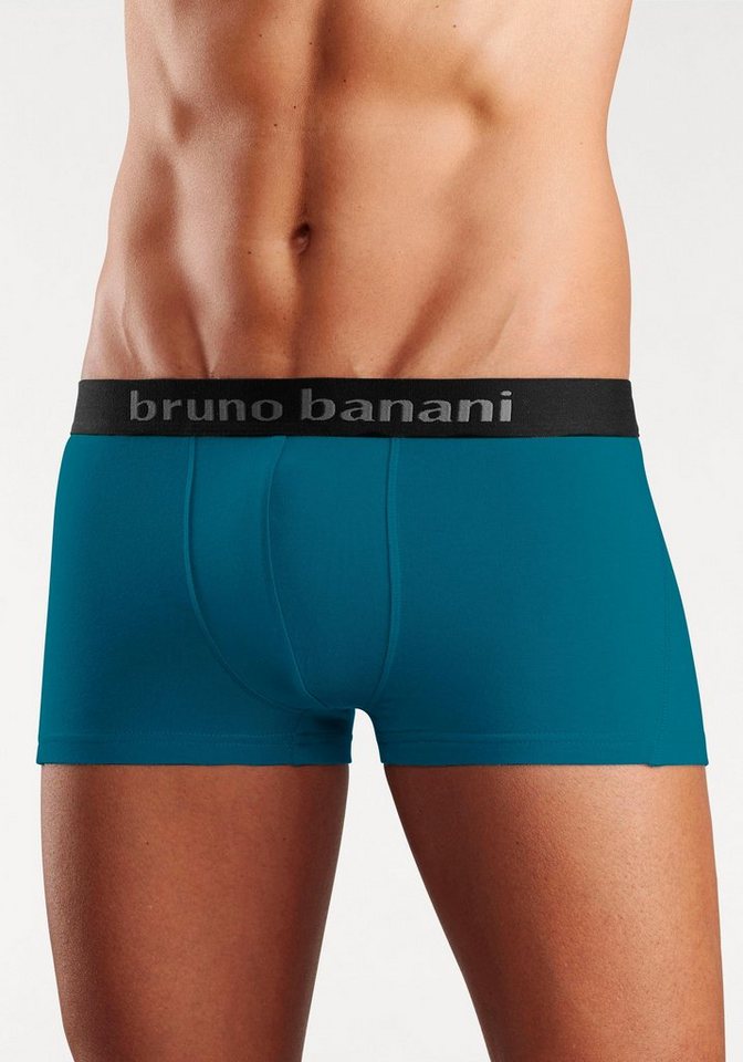 Bruno Banani Hipster (Packung, 4-St) knapp sitzende Boxershorts mit Logo Webbund aus Baumwollmischung – Bild 5 von 5