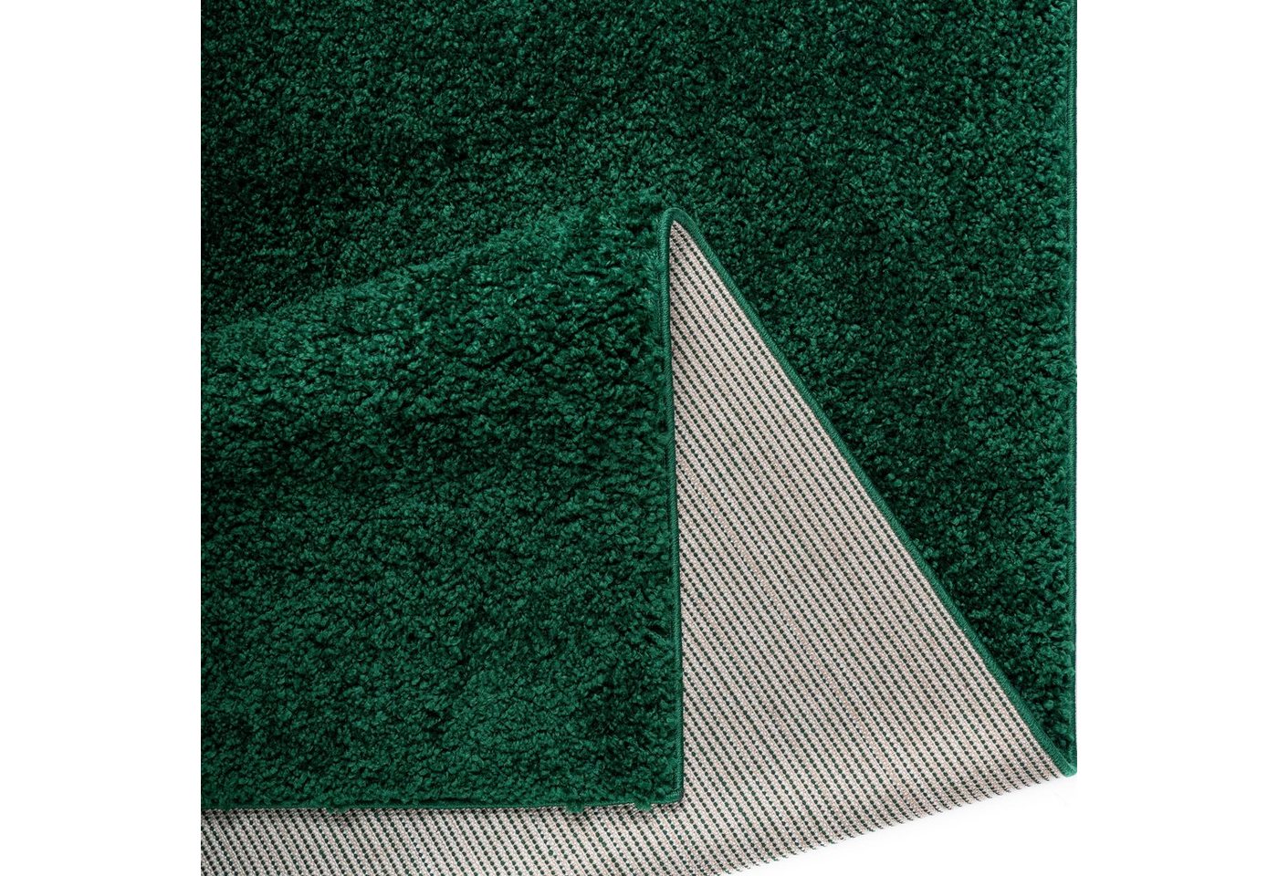 Bruno Banani Hochflor-Teppich Shaggy Soft, rechteckig, Höhe: 30 mm, gewebt, Uni Farben, besonders weich und kuschelig, Kundenliebling – Bild 5 von 5