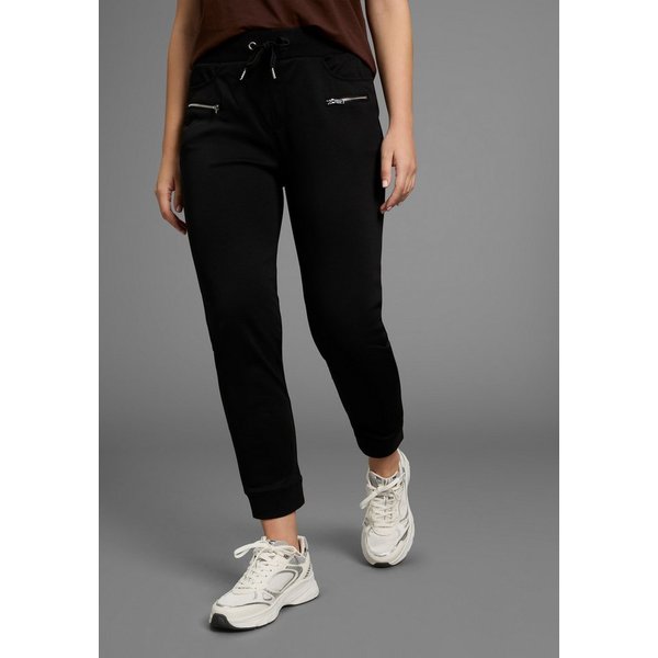 Bruno Banani Jerseyhose knöchellang, aus elastischem Milano Rib, schmale Beinform