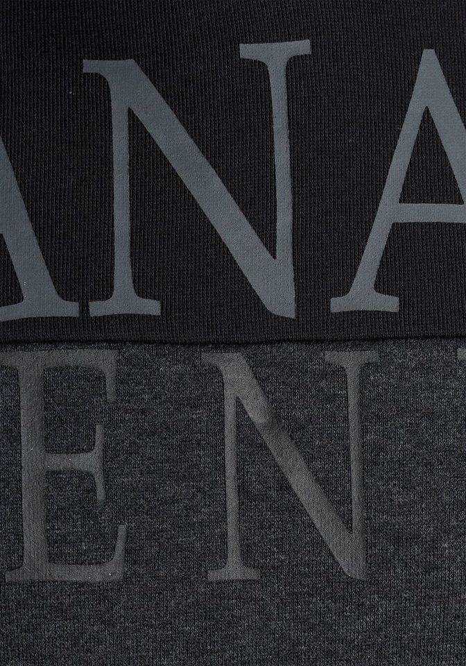 Bruno Banani Kapuzensweatshirt Langarm, bedruckt und meliert, aus Baumwollmischung – Bild 5 von 5