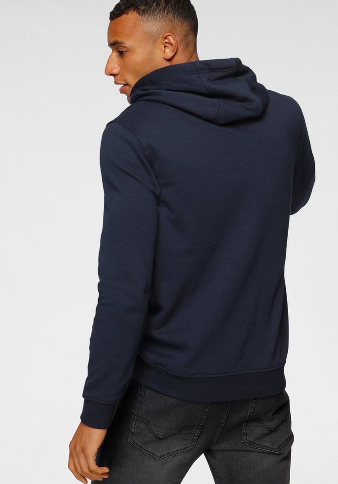 Bruno Banani Kapuzensweatshirt Langarm, schmale Passform, bedruckte Optik – Bild 2 von 5