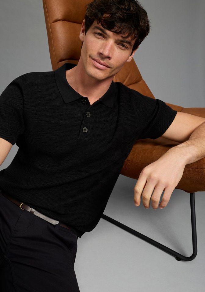 Bruno Banani Polokragenpullover Strickpolo – Bild 3 von 5