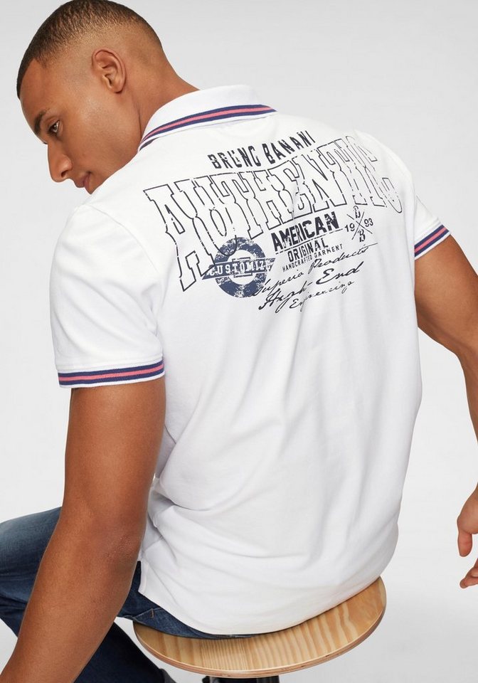 Bruno Banani Poloshirt Kurzarm, körpernahe Passform, aus Baumwollmischung – Bild 2 von 5