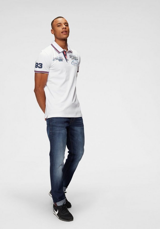 Bruno Banani Poloshirt Kurzarm, körpernahe Passform, aus Baumwollmischung – Bild 4 von 5