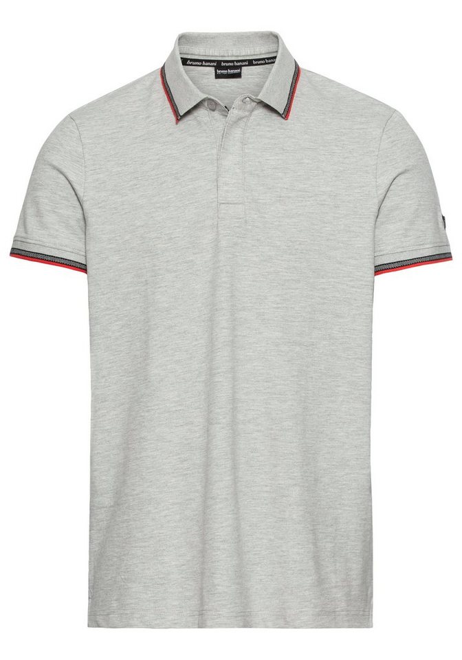 Bruno Banani Poloshirt Kurzarm, schmal geschnitten, Colourblocking-Optik – Bild 4 von 5