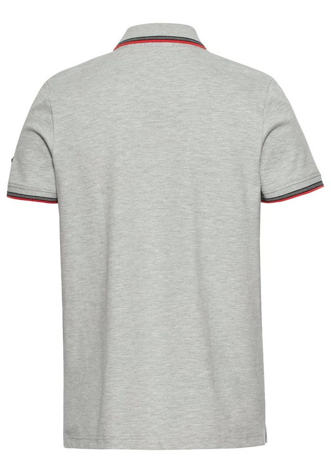 Bruno Banani Poloshirt Kurzarm, schmal geschnitten, Colourblocking-Optik – Bild 5 von 5