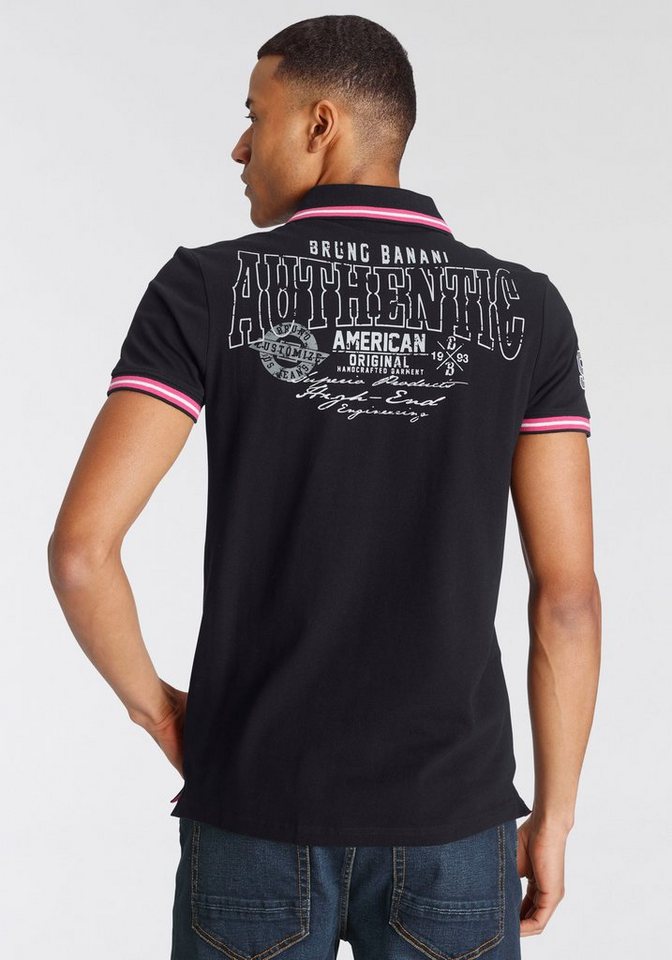 Bruno Banani Poloshirt Kurzarm, körpernahe Passform, aus Baumwollmischung – Bild 2 von 5
