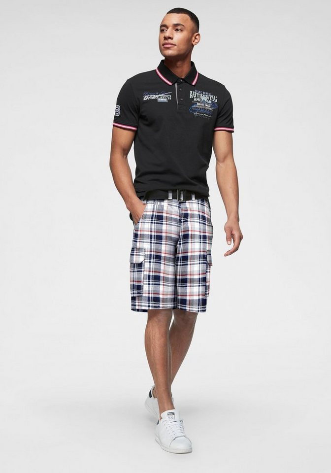 Bruno Banani Poloshirt Kurzarm, körpernahe Passform, aus Baumwollmischung – Bild 4 von 5