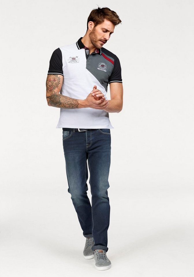 Bruno Banani Poloshirt Kurzarm, körpernahe Passform, unifarben, mit Polokragen – Bild 4 von 5