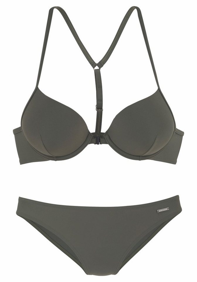 Bruno Banani Push-Up-Bikini mit Vorderverschluss – Bild 2 von 5