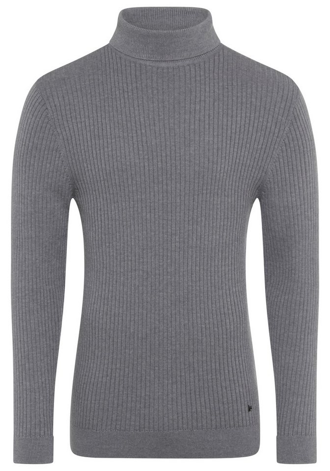 Bruno Banani Rollkragenpullover in Rippenqualität – Bild 5 von 5