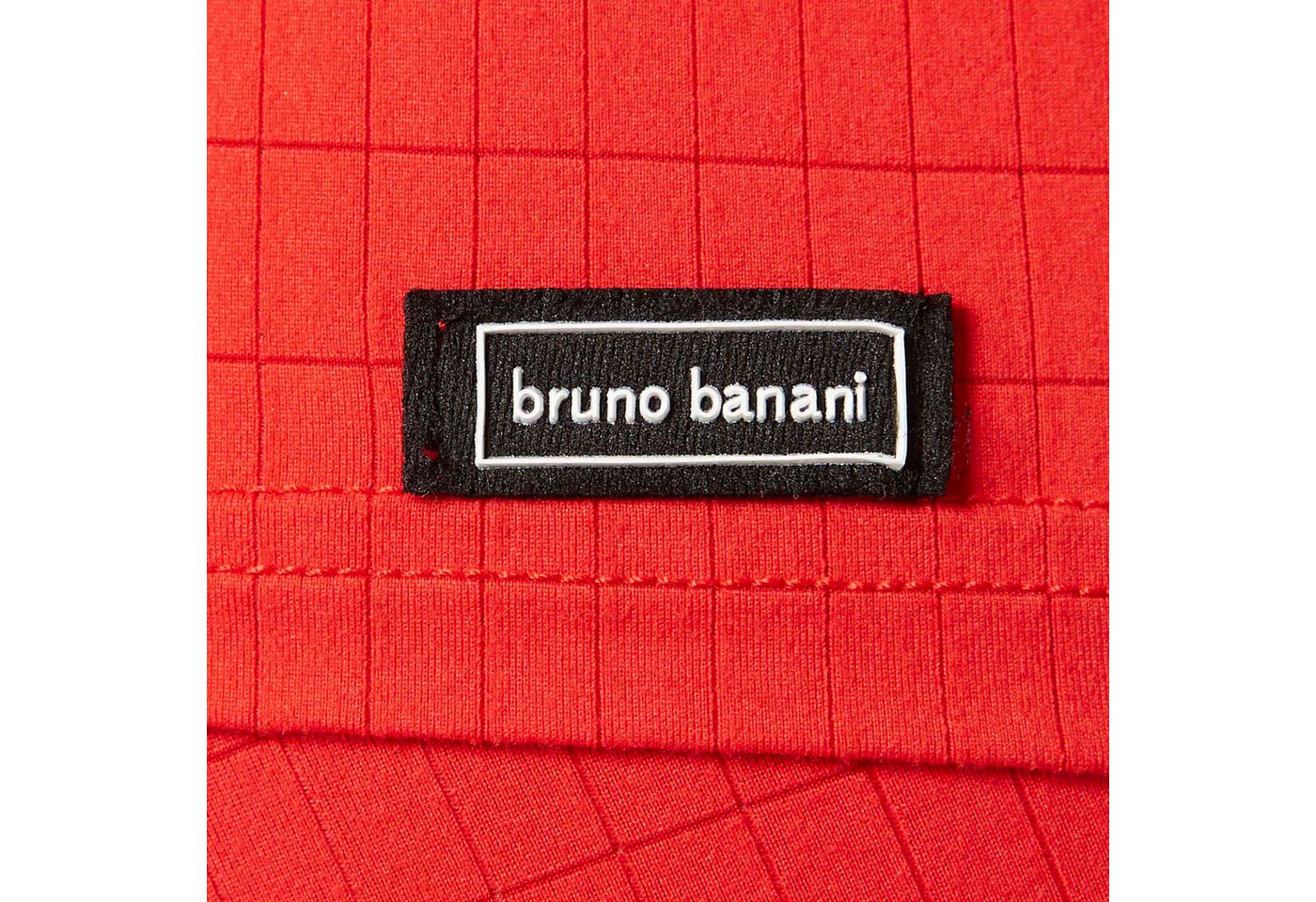 Bruno Banani Rundhalsshirt CHECK LINE 2.0 hüftbedeckend, elastisch – Bild 5 von 5