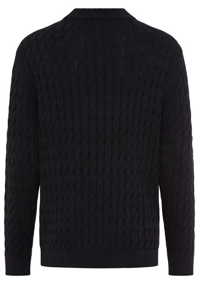 Bruno Banani Stehkragenpullover aus Strick, Regular Fit, mit normaler Länge – Bild 5 von 5