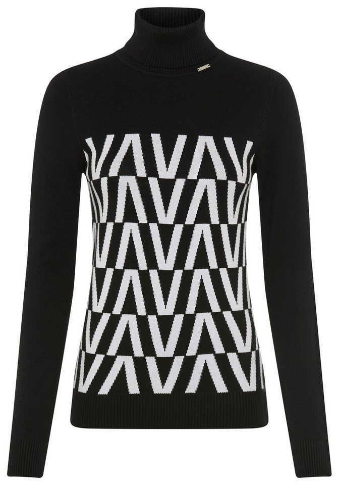 Bruno Banani Stehkragenpullover in grafischem Strickmuster, Rollkragen – Bild 5 von 5
