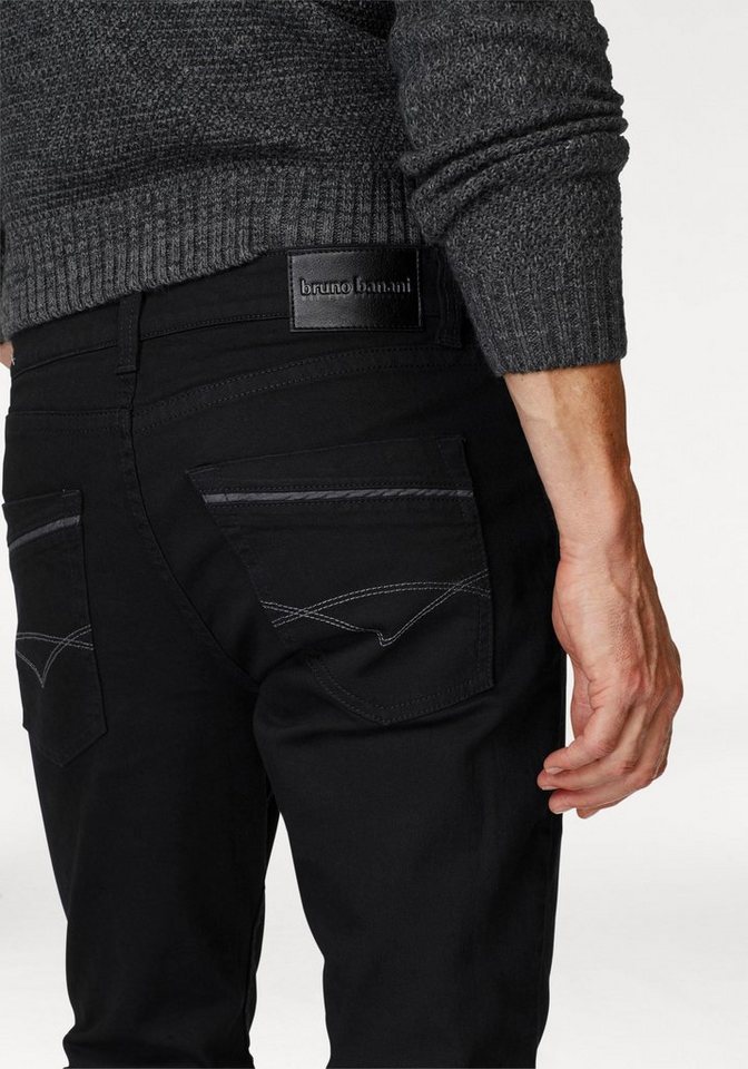 Bruno Banani Straight-Jeans Dylan gerade Beinform, Used-Waschung, niedrige Leibhöhe – Bild 3 von 5