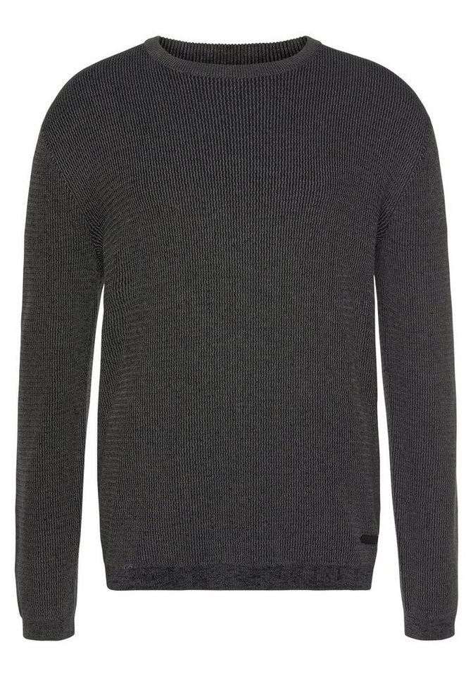 Bruno Banani Strickpullover gewaschene Optik – Bild 5 von 5
