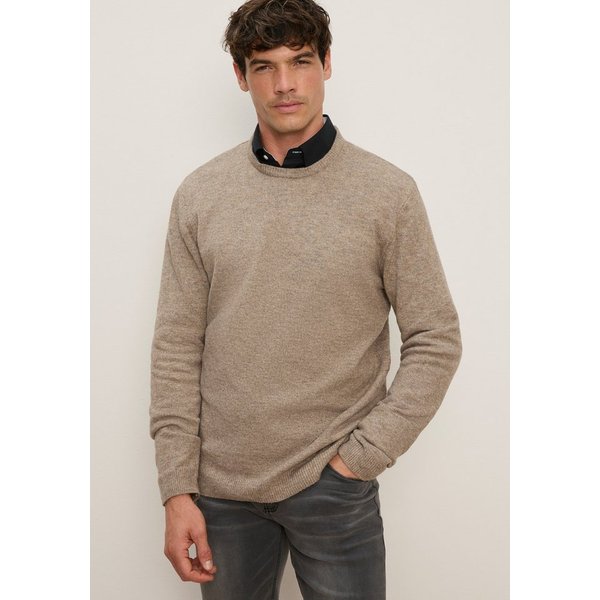 Bruno Banani Strickpullover in hochwertiger Wolloptik Woll-Look mit pflegeleichtem Tragekomfort. Ohne kratzendes Tragegefühl