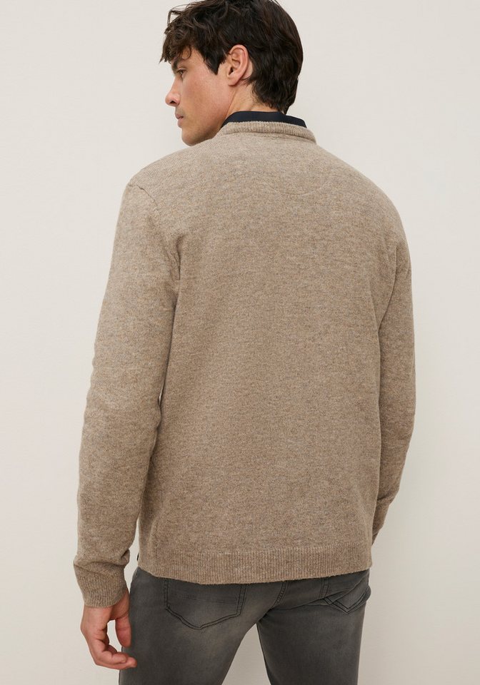 Bruno Banani Strickpullover in hochwertiger Wolloptik Woll-Look mit pflegeleichtem Tragekomfort. Ohne kratzendes Tragegefühl – Bild 2 von 5