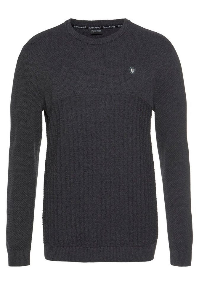 Bruno Banani Strickpullover mit modischer Struktur – Bild 4 von 5