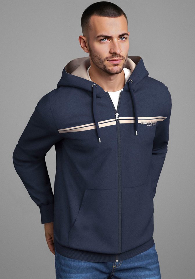 Bruno Banani Sweatjacke moderner Brustprint – Bild 2 von 5