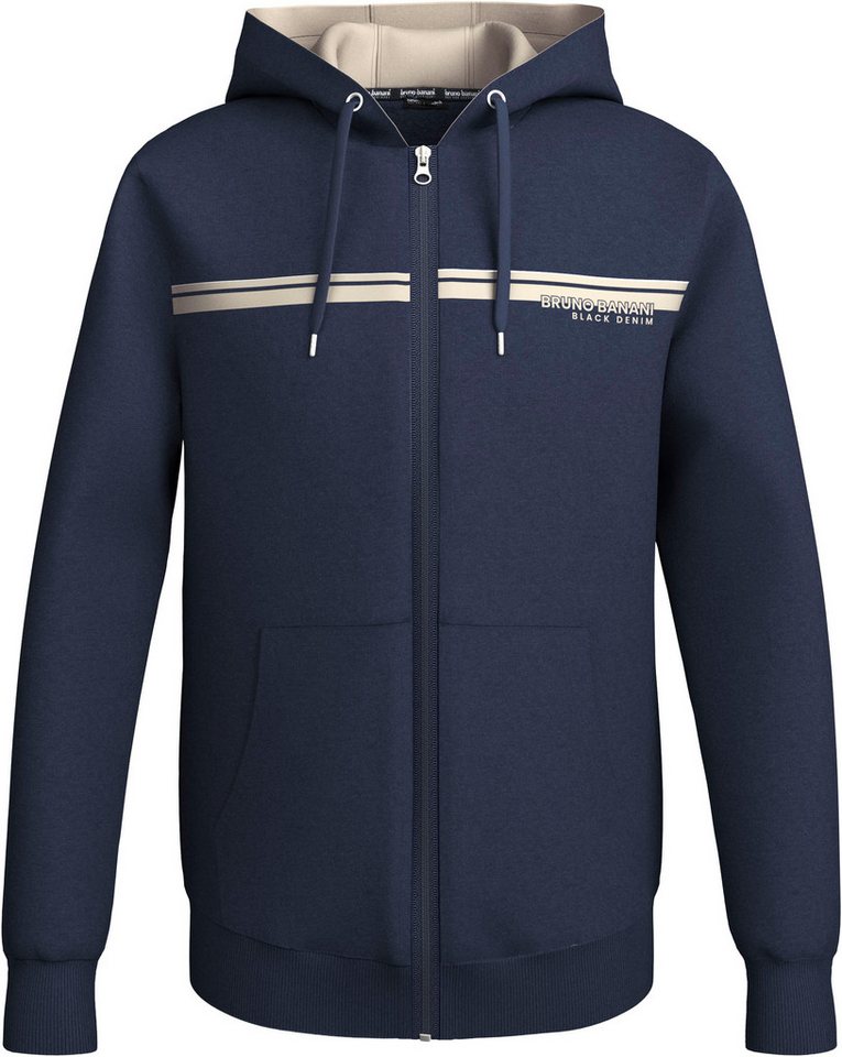Bruno Banani Sweatjacke moderner Brustprint – Bild 5 von 5