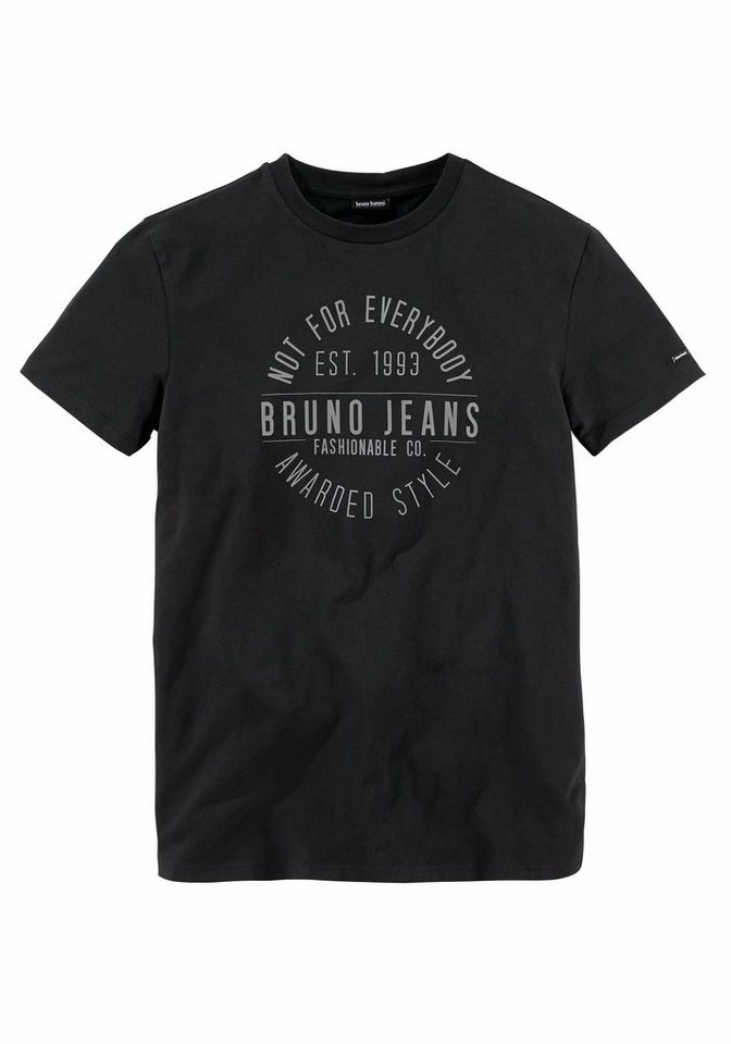 Bruno Banani T-Shirt Kurzarm, schmal geschnitten, bedruckt, aus Baumwollmischung – Bild 5 von 5