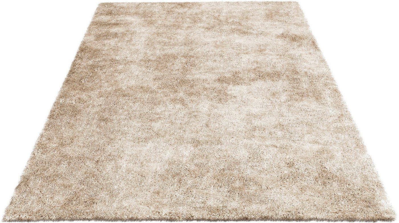 Bruno Banani Teppich Dana Teppich, besonders weich und kuschelig, Kundenliebling, rechteckig, Höhe: 30 mm, uni, Mikrofaser Teppiche, Wohnzimmer, Schlafzimmer, E – Bild 4 von 5
