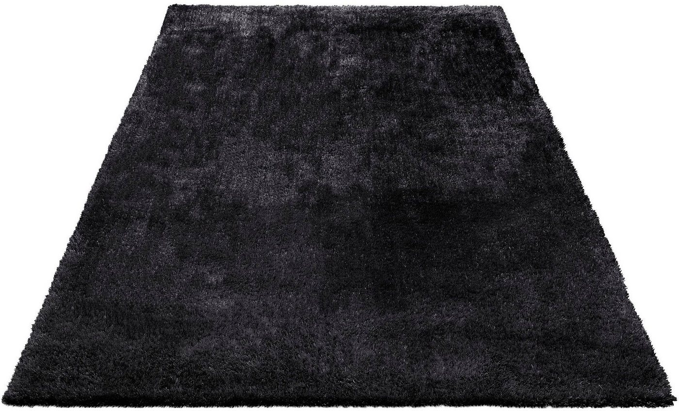 Bruno Banani Teppich Dana Teppich, besonders weich und kuschelig, Kundenliebling, rechteckig, Höhe: 30 mm, uni, Mikrofaser Teppiche, Wohnzimmer, Schlafzimmer, E – Bild 3 von 5