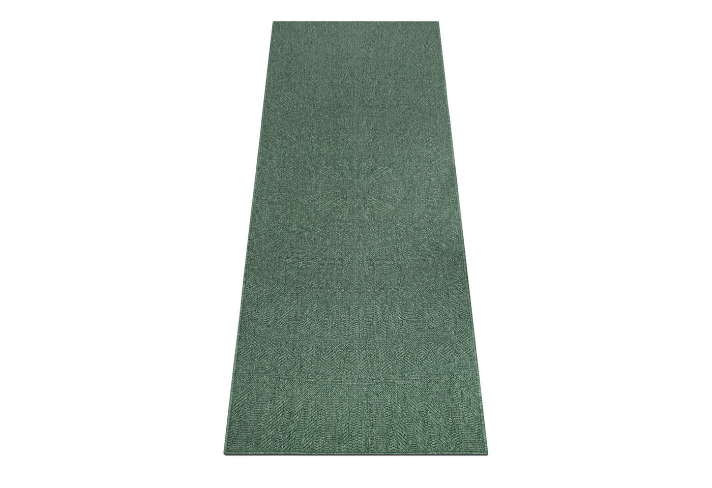 Bruno Banani Teppich Solan, ethno, boho-inspiriert, In- und Outdoor geeignet, rechteckig, Höhe: 5 mm, Mandala, Kreise, Küche, Wohnzimmer, Camping, Balkon – Bild 4 von 5