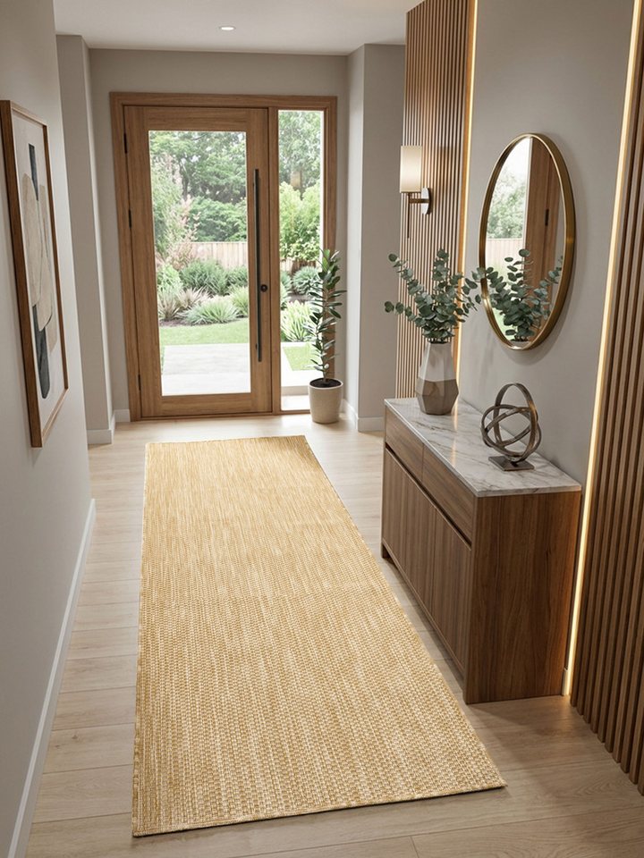 Bruno Banani Teppich Venezia, auch als Läufer, rechteckig, Höhe: 4 mm, In- und Outdoor geeignet, Sisal-Optik, Wetterfest & UV-beständig – Bild 3 von 5