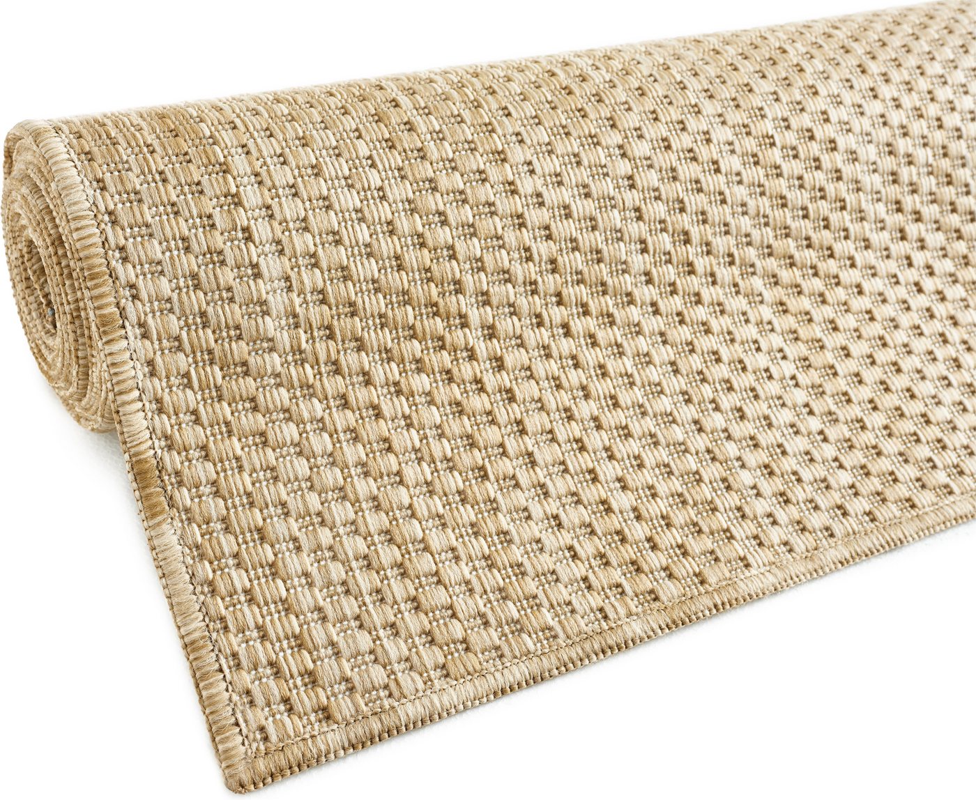 Bruno Banani Teppich Venezia, auch als Läufer, rechteckig, Höhe: 4 mm, In- und Outdoor geeignet, Sisal-Optik, Wetterfest & UV-beständig – Bild 5 von 5