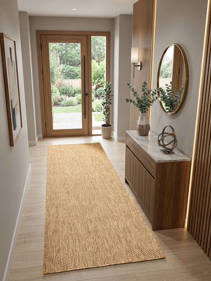 Bruno Banani Teppich Venezia, auch als Läufer, rechteckig, Höhe: 4 mm, In- und Outdoor geeignet, Sisal-Optik, Wetterfest & UV-beständig – Bild 3 von 5