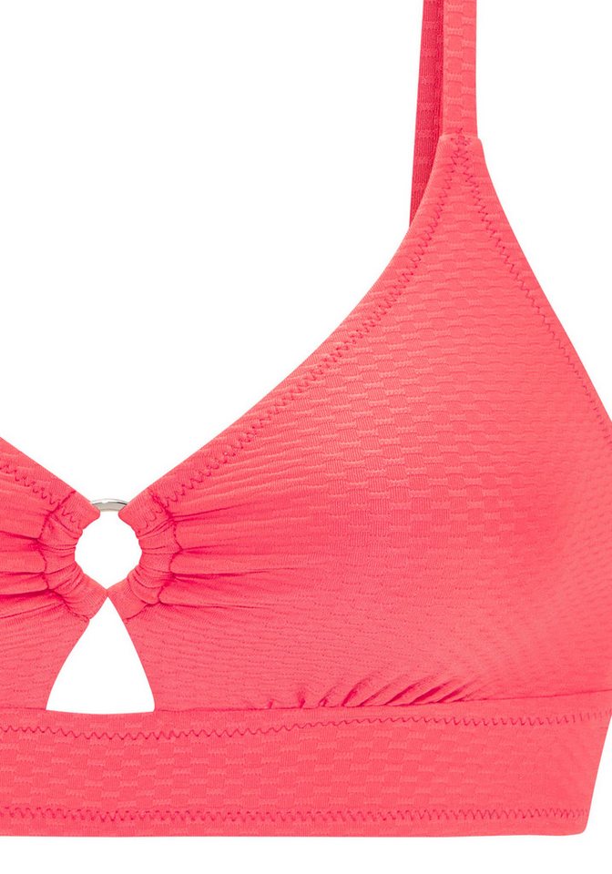 Bruno Banani Triangel-Bikini-Top Kiara, Mit Zierring zwischen den Cups – Bild 5 von 5