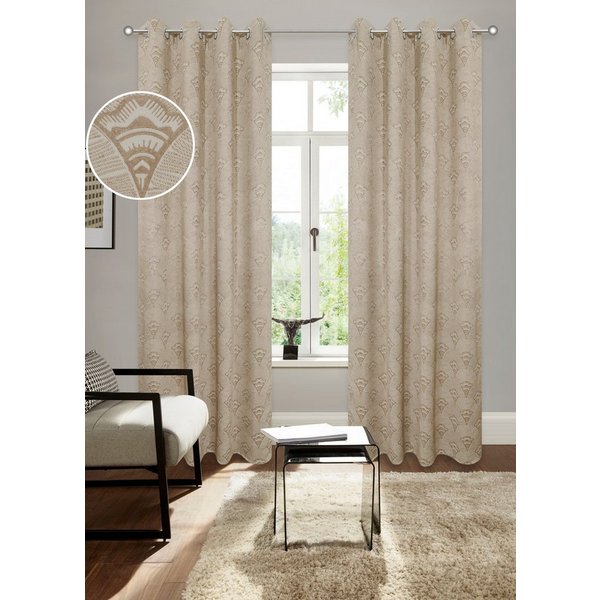 Bruno Banani Verdunkelungsvorhang Alessio (1 St), verdunkelnd, Elegantes Muster, Jacquard, verdunkelnder Vorhang, blickdicht, modern