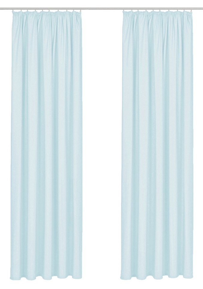 Bruno Banani Vorhang Lagan, 2er-Set, blickdicht, Kräuselband (2 St), blickdicht, Polyester, 2-er Set, gewebt, Microfaser, versch. Größen, einfarbig, Bestseller – Bild 3 von 5