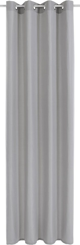Bruno Banani Vorhang Lagan, 2er- Set, blickdicht, Polyester (2 St), Ösen, blickdicht, Polyester, 2-er Set, gewebt, Microfaser, versch. Größen, einfarbig, Bestse – Bild 2 von 5