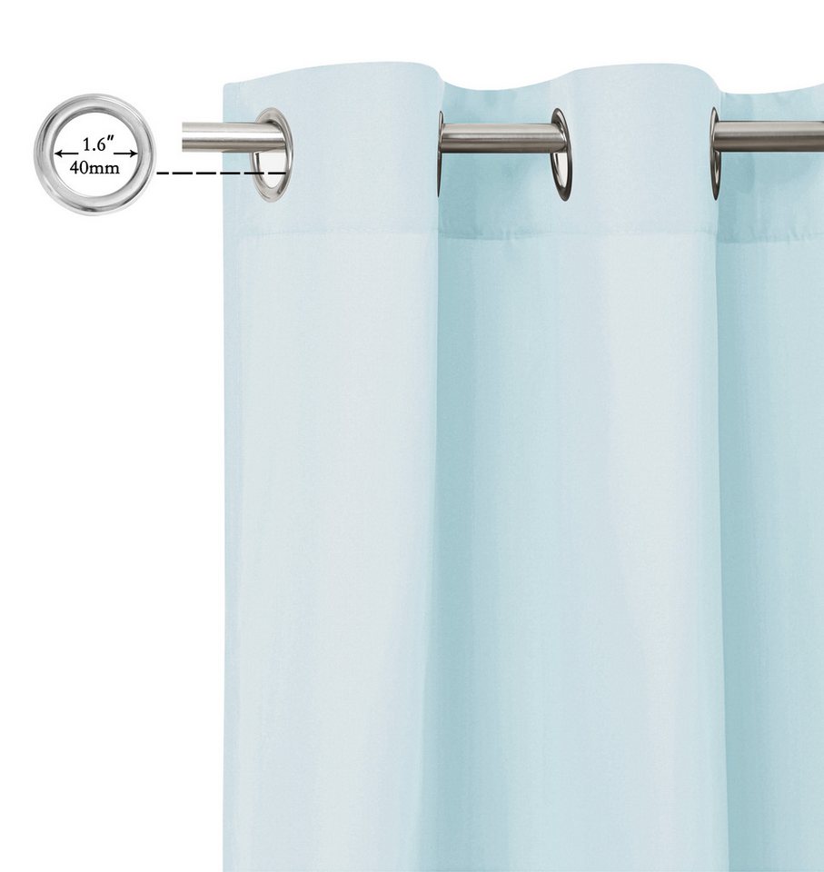 Bruno Banani Vorhang Lagan, 2er- Set, blickdicht, Polyester (2 St), blickdicht, Polyester, 2-er Set, gewebt, Microfaser, versch. Größen, einfarbig, Bestseller – Bild 3 von 5