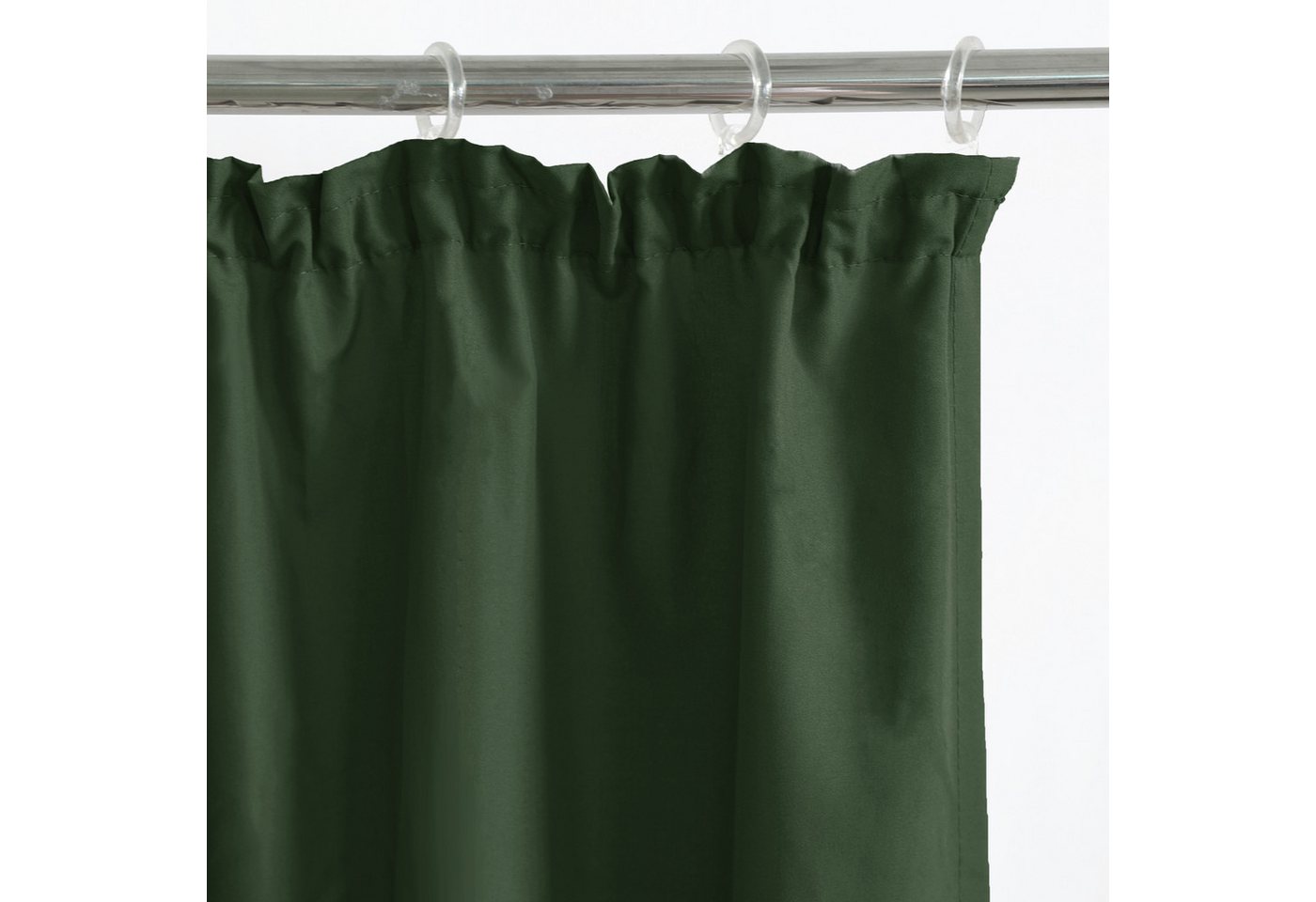 Bruno Banani Vorhang Lagan, 2er-Set, blickdicht, Kräuselband (2 St), blickdicht, Polyester, 2-er Set, gewebt, Microfaser, versch. Größen, einfarbig, Bestseller – Bild 5 von 5